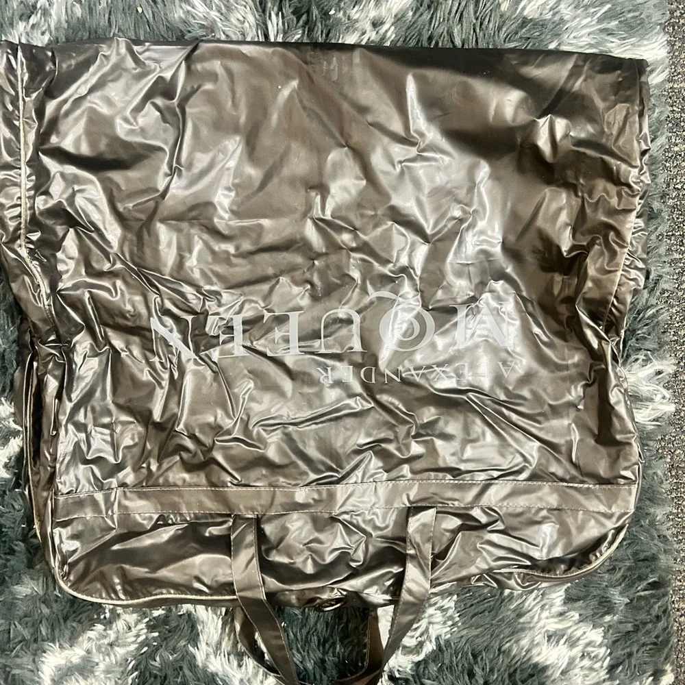Vinyl garment bag Alexander McQueen